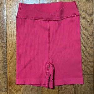 Free People Free Throw Biker Shorts sz small